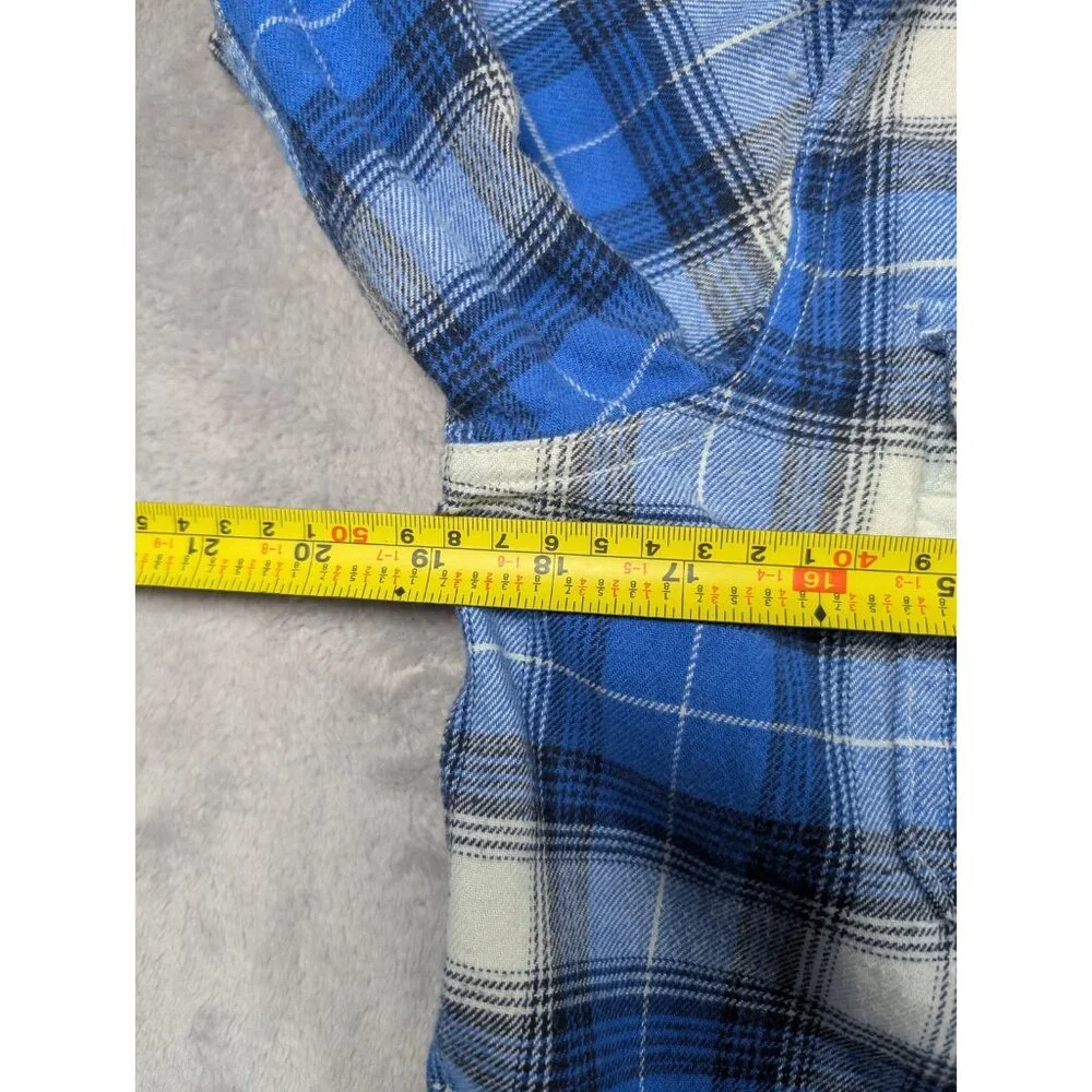 Gap Kids Canyon River Blues Button Front Shirt Youth Size Medium Blue Lot of 2